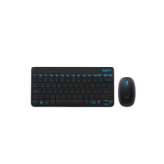 罗技（Logitech）MK245 Nano 键鼠套装 无线键鼠套装 办公键鼠套装 紧凑型 可调支架 带无线2.4G接收器 黑