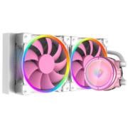 ID-COOLING  一体式CPU水冷散热器 240电脑水冷 ARGB幻彩12CM风扇 适用LGA1200/1700/AM4/5 PINKFLOW 240