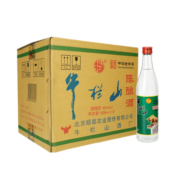 【官方舰旗店】牛栏山二锅头42度陈酿500ml*12瓶 整箱装（白牛二酒 牛白瓶）浓香风格AY标