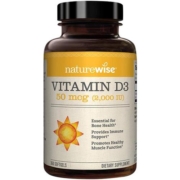 Naturewise2000iu活性25羟基维生素d3阳光瓶备d孕妇胶囊维他命vd3