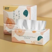 蓝漂压花卫生纸4层70抽*3包
