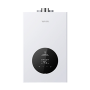 美的（Midea）出品燃气热水器天然气性价比推荐ECO节能恒温智能变频六重安全防护 华凌【大屏简约极地白】12L
