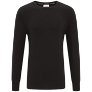Calvin Klein 内衣秋冬男士休闲简约圆领轻盈柔滑打底舒适内衣NM2342 UB1-上衣-月夜黑 S