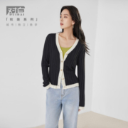 DUIBAI 对白 女士针织开衫 DDE025B