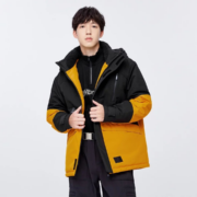 森马 宽松抽绳连帽休闲棉服