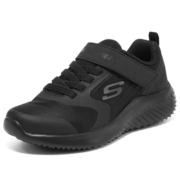 Skechers斯凯奇男童运动鞋防滑耐磨儿童小白鞋魔术贴童鞋跑步鞋403732L