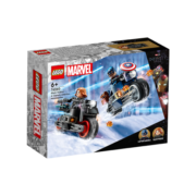 乐高（LEGO）积木超级英雄76260美国队长黑寡妇摩托追逐6岁+玩具生日礼物上新