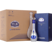 洋河梦之蓝M9 52度500mL 4瓶整箱装绵柔白酒（送手提袋）旗舰送礼