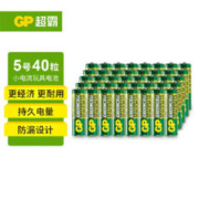 GP 超霸 5号碳性电池 1.5V 40粒装