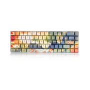 NEWMEN 新贵 GM680 68键 蓝牙双模无线机械键盘 白色 高特紫轴 RGB