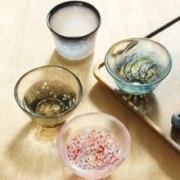 日本进口，Aderia 石塚硝子 津轻系列 海肴清酒小杯套装FS-71593