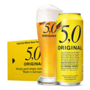 88VIP会员：5.0 ORIGINAL 德国5,0小麦白啤酒原装进口啤酒500ml*24听整箱精酿德啤