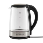 plus会员：LOCK&LOCK 乐扣乐扣 电水壶 蓝光烧水壶 2L 黑色 EJK3455BLK