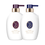 可悠然沐浴露香味持久奢宠美肌沐浴乳套装沐浴液 宁澄400ml+蜜恋400ml