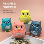 麦仙蝶 儿童按压滑行猫头鹰小玩具