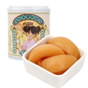 林家铺子乌龙蜜桃罐头300g*4罐茶甜品正品水果罐头整箱茶香幽雅