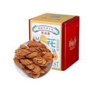 中华老字号！祥德斋 香脆天津麻花铁盒礼盒 500g36.9元包邮（需领券）
