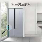 西门子（SIEMENS）500升变频无霜对开双开门家用大容量冰箱 旋转制冰 KX50NA41TI 银色