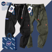 NASA GAVK工装裤男休闲腰带多袋户外纯棉情侣裤运动裤潮工作裤女
