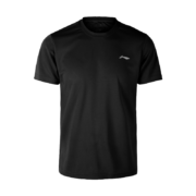 京东百亿补贴：LI-NING 李宁 男士速干圆领夏季短T 黑色 4XL-195
