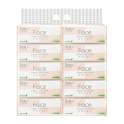88vip:洁柔抽纸粉Face卫生纸纸巾3层100抽10包