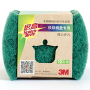 PLUS会员、概率券: 3M 思高刷碗刷锅布 去油污 百洁布  12片装