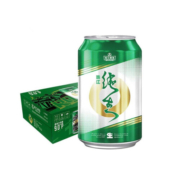 珠江啤酒（PEARL RIVER）9度 珠江纯生啤酒 330ml*24听 整箱装