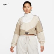 NIKE 耐克 官方女子运动上衣防泼水休闲叠搭轻便耐穿FB8373