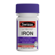 Swisse补铁片30片*1瓶 补充维生素CB6 健康好气色 海外进口 补铁补血