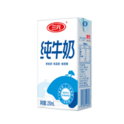 SANYUAN 三元 方白纯牛奶 250ml*24礼盒装  家庭量贩装