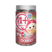我D小蔡蔡钙铁锌蛋酥小馒头婴童过敏奶豆入口即化宝宝磨牙幼儿零食 桃子味小蛋酥
