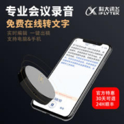 iFLYTEK 科大讯飞 录音笔M1S专业会议录音转文字翻译 2023全新大模型升级