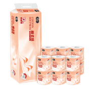 概率券:洁柔卷纸 粉Face 棉柔感4层120g卫生纸*12卷