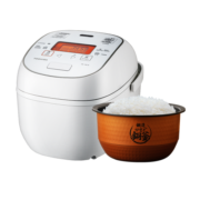 东芝（TOSHIBA）电饭煲云朵煲 3L-5L日本原装进口IH加热家用多功能电饭锅 铜釜内胆鲜饭煲 18LTC【白色5升】