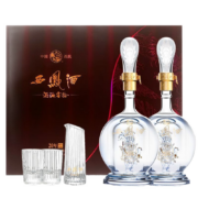 plus会员：西凤酒 52度 绵柔凤香型 金藏礼盒 500ml*2