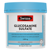 Swisse斯维诗 关节片 氨糖维骨力硫酸葡萄糖胺片1500mg 180片/瓶 修复软骨 呵护关节 骨骼健康 补钙好搭档