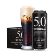 5.0黑啤啤酒 500ml*24听整箱装 德国原装进口（日期：日-月-年）