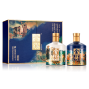 舍得 奋斗者礼盒 52度500ml*2瓶浓香型白酒礼盒 限量版神话人物套装 奋斗者礼盒*1盒