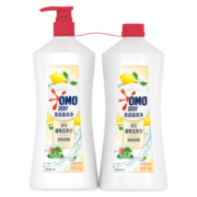 奥妙果蔬餐具净洗洁精 柠檬橙花 洁净去农残 1.1kg*2