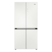 海尔（Haier）520冰箱全空间保鲜白色奶油风阻氧干湿分储母婴空间风冷无霜一级能效双变频节能家用电冰箱 高端新上市520升十字门冰箱