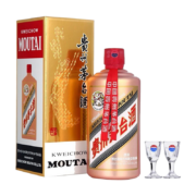 京东百亿补贴:茅台（MOUTAI）颜色系列 玫瑰金色 酱香型白酒 53度 500ml 单瓶装