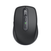 罗技（Logitech）MX Anywhere 3S 静音鼠标 无线蓝牙双模鼠标 商务办公 便携鼠标 快充长续航 石墨黑