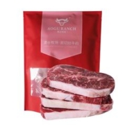 澳谷牧场 原切谷饲板腱牛排安格斯雪花牛肉1500g新鲜牛扒包邮
