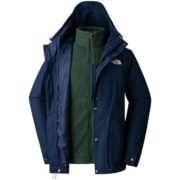 The North Face北面三合一冲锋衣男户外抓绒内胆冲锋外套7QSZ OBH/藏青色 L