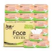 再降价:洁柔 棉柔感立体压花软抽3层80抽24包/箱*5件