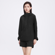 S.DEER 圣迪奥 压褶拼接外套 S2218050891