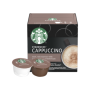 星巴克（Starbucks）胶囊咖啡英国进口卡布奇诺 可做6杯(多趣酷思胶囊咖啡机适用)