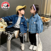 Snoopy 史努比 中大童春秋印花牛仔外套（105~150码）69.9元包邮（需领券）