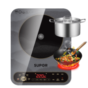 苏泊尔（ SUPOR）秘镜系列 电磁炉 2200W大功率智能防溢微晶面板低辐射家用电磁炉套装 C22-ID71E