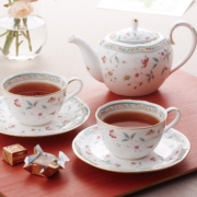 Noritake 则武 Hanasarasa花更纱 骨瓷小茶壶 520ml
